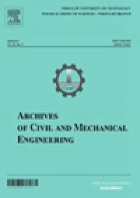 Archives Of Civil And Mechanical Engineering