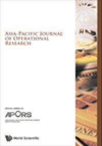 Asia-pacific Journal Of Operational Research