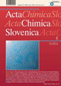 Acta Chimica Slovenica