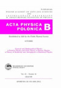 Acta Physica Polonica B