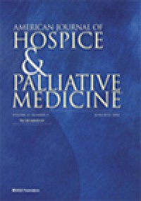 American Journal Of Hospice & Palliative Medicine