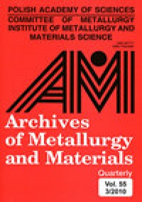 Archives Of Metallurgy And Materials