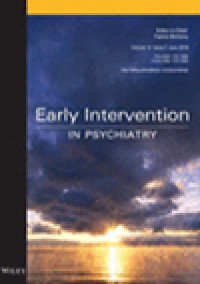 Early Intervention In Psychiatry