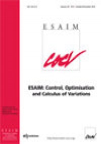 Esaim-control Optimisation And Calculus Of Variations