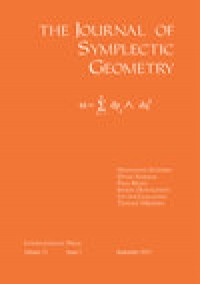 Journal Of Symplectic Geometry