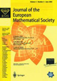 Journal Of The European Mathematical Society