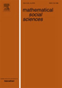 Mathematical Social Sciences