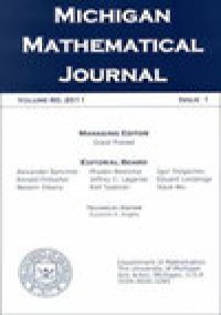 Michigan Mathematical Journal