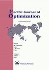 Pacific Journal Of Optimization