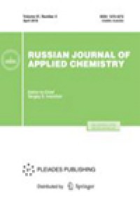 Russian Journal Of Applied Chemistry