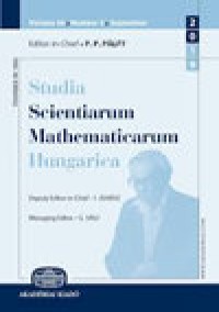 Studia Scientiarum Mathematicarum Hungarica