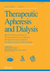 Therapeutic Apheresis And Dialysis