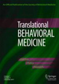 Translational Behavioral Medicine