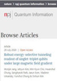 Npj Quantum Information