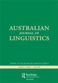 Australian Journal Of Linguistics