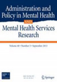 Administration And Policy In Mental Health And Mental Health Services Research