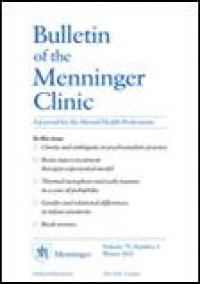 Bulletin Of The Menninger Clinic