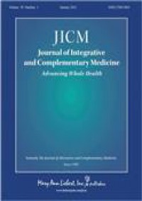 Journal Of Integrative And Complementary Medicine