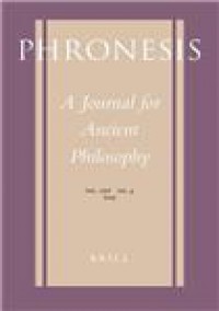 Phronesis-a Journal For Ancient Philosophy