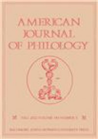 American Journal Of Philology