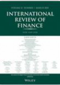 International Review Of Finance