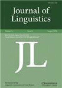 Journal Of Linguistics