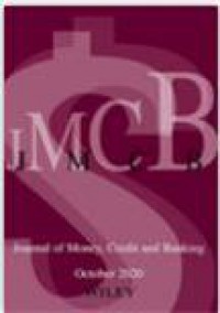 Journal Of Money Credit And Banking