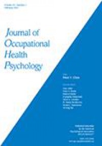 Journal Of Occupational Health Psychology