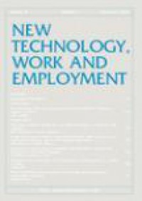 New Technology Work And Employment