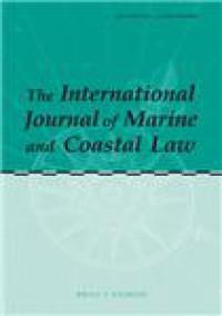 International Journal Of Marine And Coastal Law