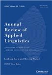 Annual Review Of Applied Linguistics